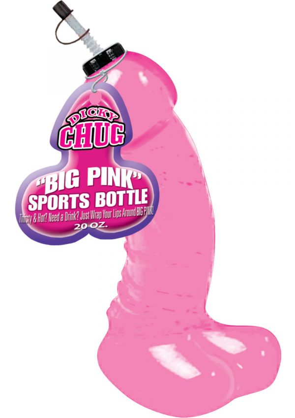 Dicky Chug Big Sports Bottle 20 Ounce Pink