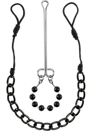 Fetish Fantasy Series Limited Edition Nipple and Clit Jewelry Black