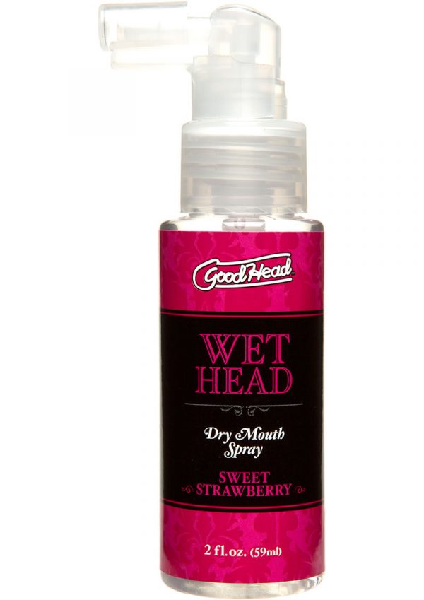 Goodhead Wet Head Dry Mouth Spray Sweet Strawberry 2 Ounce