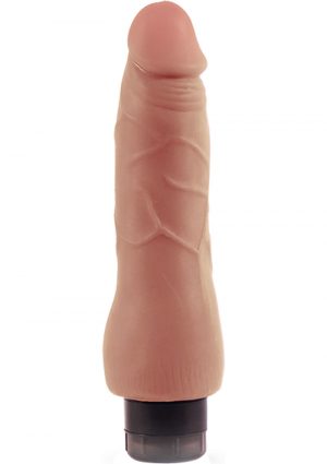 Au Naturel Tomas Latin Collection Realistic Vibrator Waterproof Brown 9 Inch