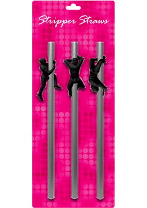 Stripper Straws Male 3 Each Per Pack