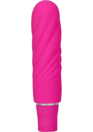 Luxe Nimbus Mini Multifuction Vibe Silicone Waterproof Fuchsia 4.75 Inch