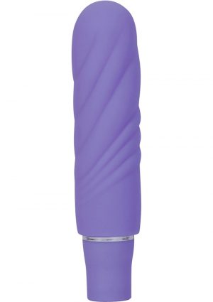 Luxe Nimbus Mini Multifuction Vibe Silicone Waterproof Periwinkle 4.75 Inch