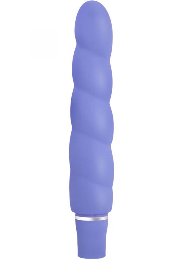 Luxe Anastasia Multifuction Vibe Silicone Waterproof Periwinkle 6.5 Inches