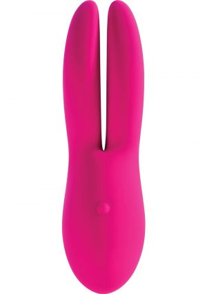 JimmyJane Live Sexy Ascend 2 Dual Clitoral Silicone USB Rechargeable Vibrator Waterproof Pink 6 Inch