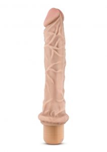 Dr. Skin Cock Vibe 08 Realistic Vibrator Showerproof Natural 9.75 Inch