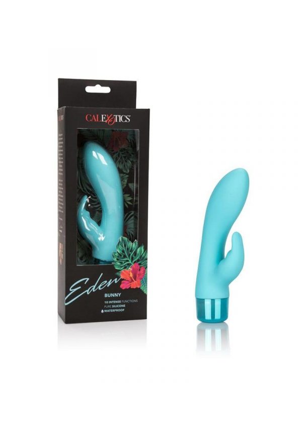 Eden Bunny Silicone Rabbit Vibrator Waterproof Blue