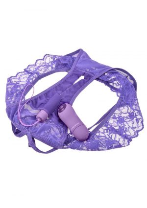 Fantasy Fore Her Thrill Her Crotchless Panty Purple