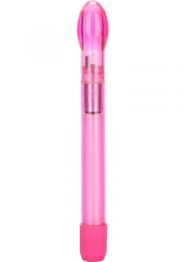 SLENDER TULIP WAND 6.75 INCH PINK