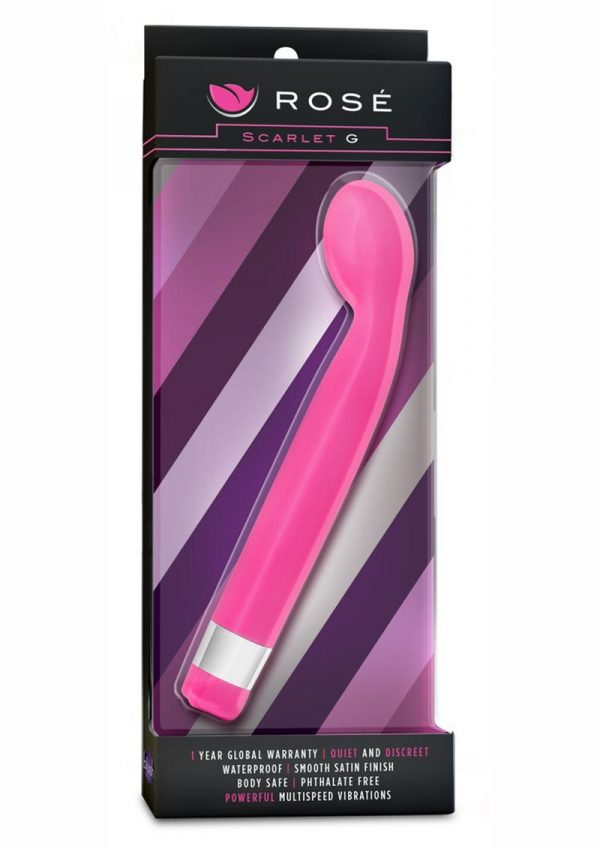 Rose Scarlet G G-Spot Multi Speed Vibrator Pink