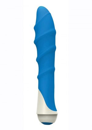 Gossip Lily 7 Function Silicone Vibrator - Blue