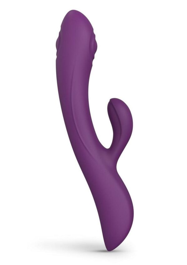 Bunny andamp; Clyde Rechargeable Silicone Rabbit Vibrator - Purple Rain